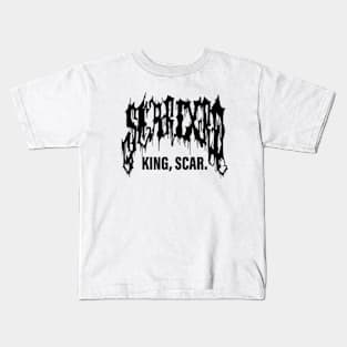 Scarlxrd Metal Logo scar Kids T-Shirt